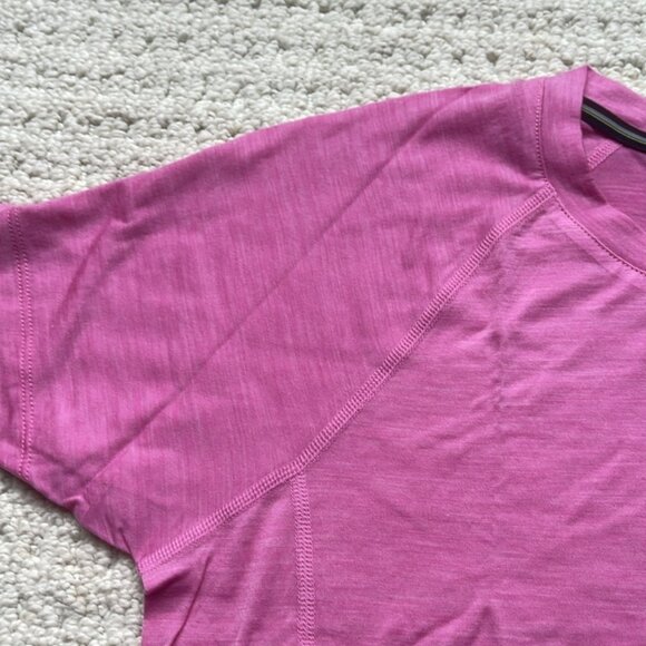 Smartwool Vibrant Pink Short Sleeve Tee - Picture 2 of 10